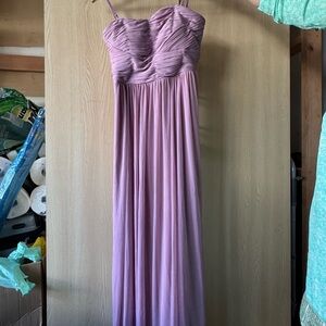 NWOT Marina Elegant Lavender Strapless Dress